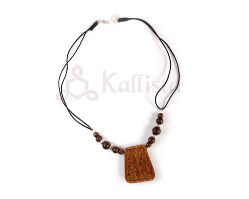 Tree of life wooden necklace