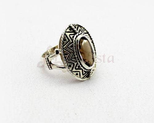 Mandana ring collection- Smoky Quartz